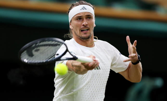 Tennis, Wimbledon, Tag 8, Alexander Zverev - Jiri Lehecka