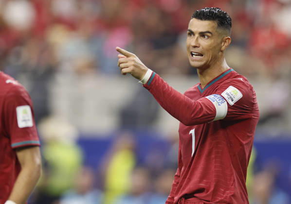 Portugal v Spain: Round of 16 - FIFA World Cup, WM, Weltmeisterschaft, Fussball 2026 Cristiano Ronaldo of Portugal reacts during the FIFA World Cup 2026 Round Of 16 match between Portugal and Spain at Dallas Stadium on July 6, 2026 in Arlington, United States. Arlington Dallas Stadium TX United States Copyright: xAllstarxPicturexLibraryxLtdx