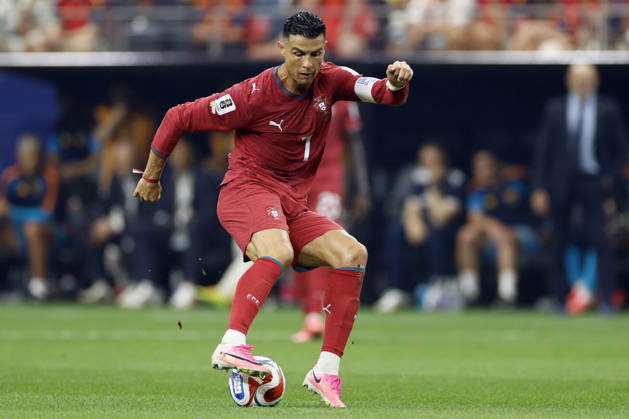 Portugal v Spain: Round of 16 - FIFA World Cup, WM, Weltmeisterschaft, Fussball 2026 Cristiano Ronaldo of Portugal on the ball during the FIFA World Cup 2026 Round Of 16 match between Portugal and Spain at Dallas Stadium on July 6, 2026 in Arlington, United States. Arlington Dallas Stadium TX United States Copyright: xAllstarxPicturexLibraryxLtdx