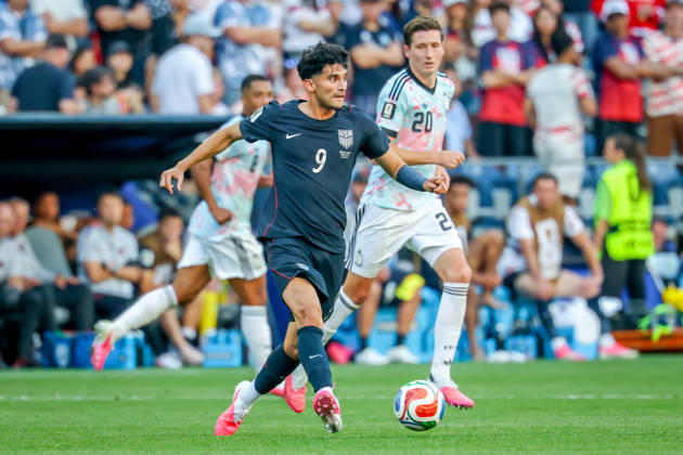 July 6, 2026, Seattle, Washington, USA: United States of America forward Ricardo Pepi (9) during the match between USA and Belgium in the World Cup 2026 at Seattle Stadium, Seattle, Washington Seattle USA - ZUMAj111 20260706_zsp_j111_077 Copyright: xTomxJonesx