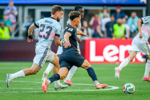 July 6, 2026, Seattle, Washington, USA: United States of America midfielder Tyler Adams (4) and Belgium midfielder Nicolas Raskin (23) during the match between USA and Belgium in the World Cup 2026 at Seattle Stadium, Seattle, Washington Seattle USA - ZUMAj111 20260706_zsp_j111_078 Copyright: xTomxJonesx