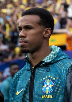 Single image: Gabriel Magalhaes, Brazil, 3rd match of the 2026 FIFA World Cup: Brazil vs. Norway, July 5, 2026; 2026 FIFA World Cup: Brazil vs. Norway, Round of 16, at New York New Jersey Stadium in East Rutherford, New Jersey, USA Copyright: HMBxMedia xMarcoxBader