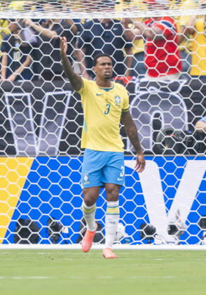 Single image: Gabriel Magalhaes, Brazil, 3rd match of the 2026 FIFA World Cup: Brazil vs. Norway, July 5, 2026; 2026 FIFA World Cup: Brazil vs. Norway, Round of 16, at New York New Jersey Stadium in East Rutherford, New Jersey, USA Copyright: HMBxMedia xMarcoxBader