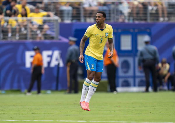 Single image: Gabriel Magalhaes, Brazil, 3rd match of the 2026 FIFA World Cup: Brazil vs. Norway, July 5, 2026; 2026 FIFA World Cup: Brazil vs. Norway, Round of 16, at New York New Jersey Stadium in East Rutherford, New Jersey, USA Copyright: HMBxMedia xMarcoxBader