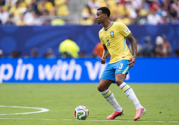 Single image: Gabriel Magalhaes, Brazil, 3rd match of the 2026 FIFA World Cup: Brazil vs. Norway, July 5, 2026; 2026 FIFA World Cup: Brazil vs. Norway, Round of 16, at New York New Jersey Stadium in East Rutherford, New Jersey, USA Copyright: HMBxMedia xMarcoxBader