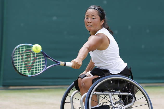 Tennis, Wimbledon, Tag 12, Rollstuhltennis