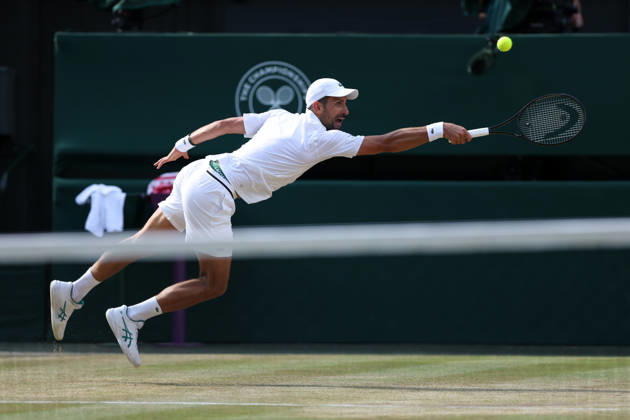 Tennis, Wimbledon, Tag 12, Jannik Sinner - Novak Djokovic