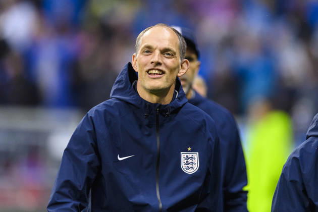 Mexico v England: Round Of 16 - FIFA World Cup, WM, Weltmeisterschaft, Fussball 2026 Mexico City, Mexico - July 5: England Head Coach Thomas Tuchel looks on prior to the FIFA World Cup 2026 Round Of 16 match between Mexico and England at Mexico City Stadium on July 5, 2026 in Mexico City, Mexico Mexico City Mexico City Stadium Mexico Mexico Copyright: xLatinxSportxImagesx