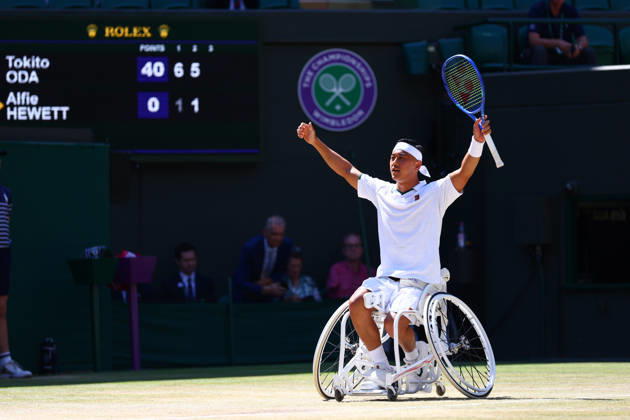 Tennis, Wimbledon, Rollstuhltennis, Finale Männer