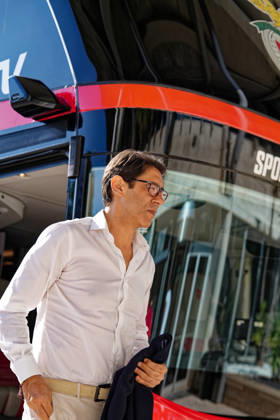 RECORD DATE NOT STATED Trofeu do Algarve 25th Anniversary - SL Benfica vs CR Flamengo, Estadio do Algarve, Portugal. Estadio do Algarve, Portugal. 11 July 2026. President Rui Costa of SL Benfica arriving at the SL Benfica v CR Flamengo football match for the Algarve Trophy 25th Anniversary. Credit: Nuno Pires Veloso Morse Images. Copyright: xx