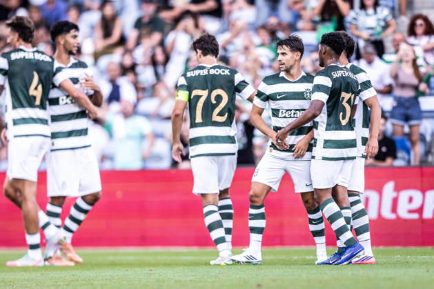 July 14, 2026, Faro, Faro, Portugal: Daniel Braganca of Sporting Clube de Portugal celebrates scoring his sides second goal of the match during the Pre-Season Firiendly match between Sporting CP and Celtic FC at Estadio do Algarve in Faro on July 14, 2026 Sporting CP X Celtic FC - Pre-Season Friendly Desafios Betano - ZUMAg283 20260714_zsp_g283_022 Copyright: xJoaoxGregoriox