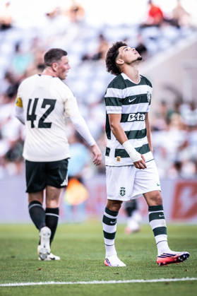 July 14, 2026, Faro, Faro, Portugal: Flavio Goncalves of Sporting CP reacts during the Pre-Season Firiendly match between Sporting CP and Celtic FC at Estadio do Algarve in Faro on July 14, 2026 Faro Portugal - ZUMAg283 20260714_zsp_g283_040 Copyright: xJoaoxGregoriox