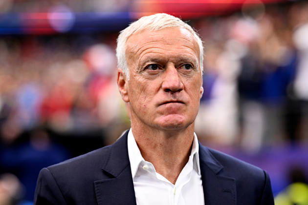 2026-07-14 France v Spain - Semi Final - FIFA World Cup, WM, Weltmeisterschaft, Fussball 2026 ARLINGTON, UNITED STATES - JULY 14: coach Didier Deschamps of France during the Semi Final - FIFA World Cup 2026 match between France and Spain at Dallas Stadium on July 14, 2026 in Arlington, Texas. (Photo by Pablo Morano BSR Agency) Arlington United States Content not available for redistribution in The Netherlands directly or indirectly through any third parties. Copyright: xBSRxAgencyx