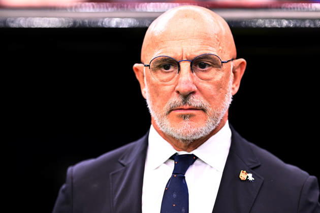 2026-07-14 France v Spain - Semi Final - FIFA World Cup, WM, Weltmeisterschaft, Fussball 2026 ARLINGTON, UNITED STATES - JULY 14: coach Luis de la Fuente of Spain during the Semi Final - FIFA World Cup 2026 match between France and Spain at Dallas Stadium on July 14, 2026 in Arlington, Texas. (Photo by Pablo Morano BSR Agency) Arlington United States Content not available for redistribution in The Netherlands directly or indirectly through any third parties. Copyright: xBSRxAgencyx