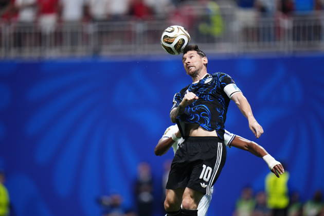 England v Argentina - FIFA World Cup, WM, Weltmeisterschaft, Fussball 2026 - Semi Finals ATLANTA, GEORGIA - JULY 15: Lionel Messi of Argentina in action during the 2026 FIFA World Cup semifinal match between England and Argentina at Atlanta Stadium in Atlanta, Georgia, United States, on July 15, 2026. Jose Hernandez Anadolu Georgia United States. Editorial use only. Please get in touch for any other usage.  Copyright: x2026xAnadoluxJosexHernandezx