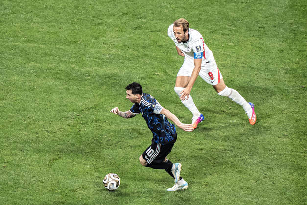 England vs Argentina ATLANTA, GE - 15.07.2026: ENGLAND VS ARGENTINA - Lionel Messi, during the match between Argentina and England, valid for the semi-final of the 2026 FIFA World Cup, WM, Weltmeisterschaft, Fussball held at Mercedes-Benz Stadium, in Atlanta, Georgia, United States, this Wednesday (15). (Photo: Danilo Fernandes Fotoarena) x2985390x  DaniloxFernandes