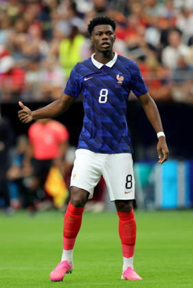 France v Spain: Semi Final - FIFA World Cup, WM, Weltmeisterschaft, Fussball 2026 Aurelien Tchouameni of France in action during the FIFA World Cup 2026 Semi Final match between France and Spain at Dallas Stadium on July 14, 2026 in Arlington, United States. Arlington Dallas Stadium TX United States Copyright: xAllstarxPicturexLibraryxLtdx