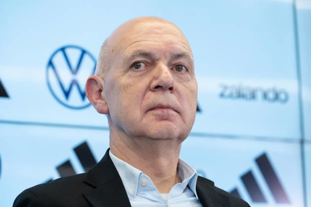 Bernd NEUENDORF GER, DFB President Portrait, Portrait, Cropped Single Image, Single Subject, DFB press conference to introduce Jürgen Klopp as the new national soccer team coach, DFB Campus in Frankfurt on July 24, 2026 Â
