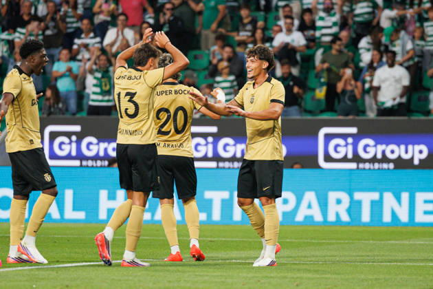 Rafael Nel seen celebrating after a goal during Club Friendly Games between teams of Sporting CP and AS Monaco Estadio Jose Alvalade (Luis Loureiro Ball Raw Images PT) Lisboa Estadio Jose Alvalade Portugal Copyright: xLuisxLoureirox LLOU8889