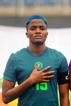 IKENNE, NIGERIA - JUNE 8: Rasheedat Ajibade, Nigeria during the International Friendly, Länderspiel, Nationalmannschaft match between Senegal and Nigeria women at Remo Stadium on June 8, 2026 in Ikenne, Nigeria. Photo by Segun Ogunfeyitimi. Copyright: xShengolpixsx