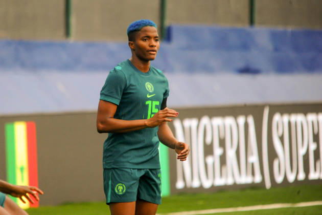 IKENNE, NIGERIA - JUNE 8: Rasheedat Ajibade, Nigeria during the International Friendly, Länderspiel, Nationalmannschaft match between Senegal and Nigeria women at Remo Stadium on June 8, 2026 in Ikenne, Nigeria. Photo by Segun Ogunfeyitimi. Copyright: xShengolpixsx