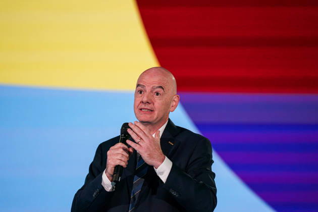 Soccer: Home of FIFA, Zurich, Switzerland; Gianni Infantino, FIFA President; portrait photo, portrait, single shot, facial expression, emotion, gesture, body language, emotion; Zurich, Canton of Zurich, Switzerland Copyright: xJOERANxSTEINSIEKx