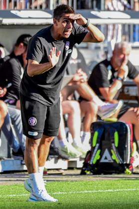 Coach Marcel Rapp, St. Pauli, Germany, Hamburg, Millerntor, soccer, 2. Bundesliga, friendly, FC St. Pauli vs. Real Club Deportivo de A Coruna