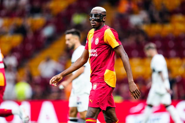 Galatasaray v Stade Rennais Friendly Match Victor Osimhen of Galatasaray looks on during the friendly match between Galatasaray and Stade Rennais at Rams Park Stadium on August 2, 2026 in Istanbul, Turkey. Istanbul Rams Park Stadium Istanbul Turkey Copyright: xxYagizxGurtugx