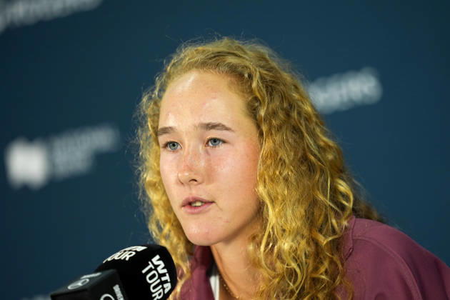 Tennis, WTA-Turnier in Toronto, Pressekonferenz Mirra Andreeva