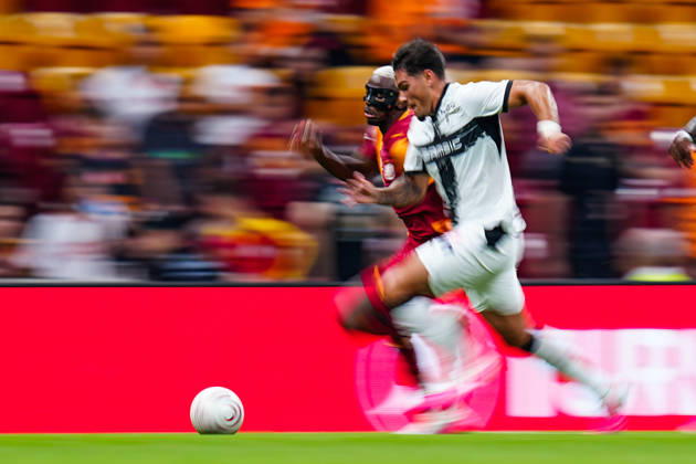 Galatasaray v Stade Rennais Friendly Match Victor Osimhen of Galatasaray is in action during the friendly match between Galatasaray and Stade Rennais at Rams Park Stadium on August 2, 2026 in Istanbul, Turkey. Istanbul Rams Park Stadium Istanbul Turkey Copyright: xxYagizxGurtugx