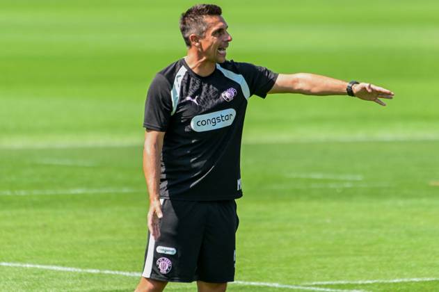 Coach Marcel Rapp, St. Pauli, Germany, Hamburg, Training Facility on Kollaustrasse, Soccer, 2. Bundesliga, FC St. Pauli