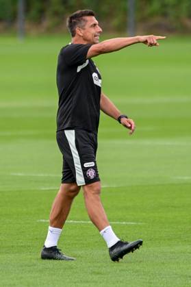 Coach Marcel Rapp, St. Pauli, Germany, Hamburg, Training Facility on Kollaustrasse, Soccer, 2. Bundesliga, FC St. Pauli