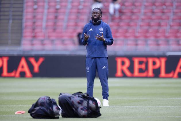 AMSTERDAM , 06-08-2026, Johan Cruijff ArenA , season 2026 2027 , UEFA Conference League play-off football . Match between Ajax and Shelbourne FC , Picture shows Ajax player Tolu Arokodare Ajax - Shelbourne x205487223x Copyright: