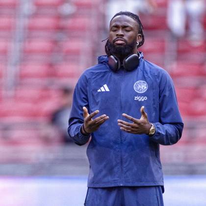 AMSTERDAM , 06-08-2026, Johan Cruijff ArenA , season 2026 2027 , UEFA Conference League play-off football . Match between Ajax and Shelbourne FC , Picture shows Ajax player Tolu Arokodare Ajax - Shelbourne x205487275x Copyright: