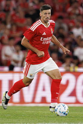 August 6, 2026, Lisbon, Portugal: Clement Lenglet (SL Benfica) seen in action during the UEFA Europa League third round qualifying game between teams of SL Benfica and Heart of Midlothian FC at Estadio Da Luz. Final score; SL Benfica 6:1 Heart of Midlothian FC Lisbon Portugal - ZUMAs197 20260806_aaa_s197_225 Copyright: xMaciejxRogowskix
