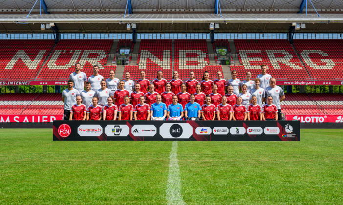 Football, Women, 1st Bundesliga, 1. FC Nürnberg, Headshots 2026 2027
