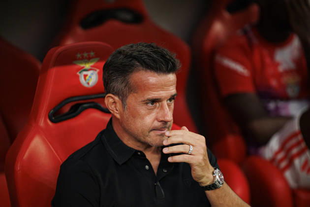 Marco Silva seen during Liga Portugal game between teams of SL Benfica and Academico de Viseu FC (Maciej Rogowski Ball Raw Images PT) Lisbon Estadio Da Luz Portugal Copyright: xMaciejxRogowskix maciejrogowski_slbenfica_academicoviseu_2627-116