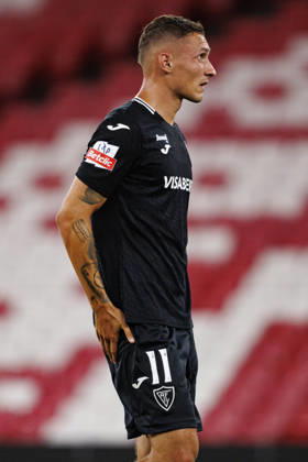 Dominik Steczyk seen during Liga Portugal game between teams of SL Benfica and Academico de Viseu FC (Maciej Rogowski Ball Raw Images PT) Lisbon Estadio Da Luz Portugal Copyright: xMaciejxRogowskix maciejrogowski_slbenfica_academicoviseu_2627-401