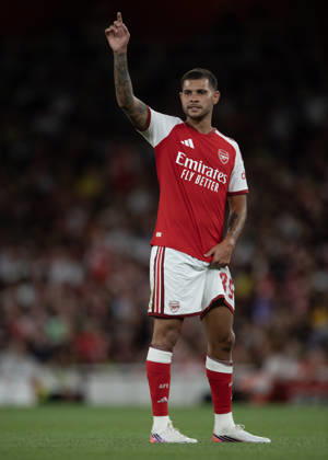 Arsenal FC v Como Calcio - Pre-Season Friendly LONDON, ENGLAND - AUGUST 12: Bruno Guimaraes of Arsenal during the pre-season friendly match between Arsenal FC and Como Calcio at Emirates Stadium on August 12, 2026 in London, United Kingdom. London Emirates Stadium England United Kingdom Copyright: xVisionhausx 776527795