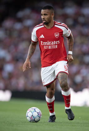 Arsenal FC v Como Calcio - Pre-Season Friendly LONDON, ENGLAND - AUGUST 12: Gabriel Jesus of Arsenal during the pre-season friendly match between Arsenal FC and Como Calcio at Emirates Stadium on August 12, 2026 in London, United Kingdom. London Emirates Stadium England United Kingdom Copyright: xVisionhausx 776527795