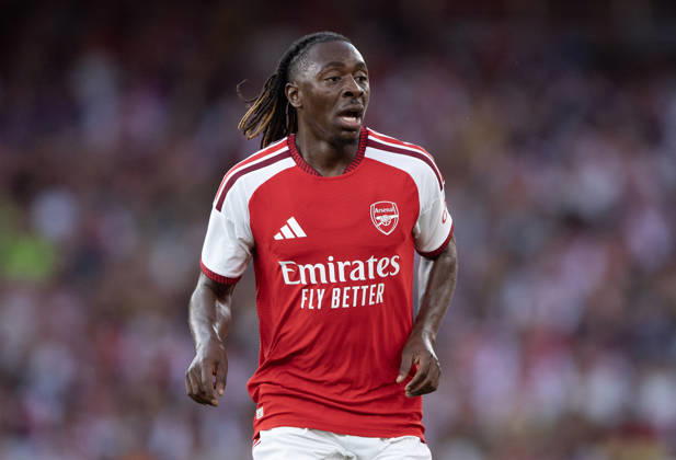 Arsenal FC v Como Calcio - Pre-Season Friendly LONDON, ENGLAND - AUGUST 12: Eberechi Eze of Arsenal during the pre-season friendly match between Arsenal FC and Como Calcio at Emirates Stadium on August 12, 2026 in London, United Kingdom. London Emirates Stadium England United Kingdom Copyright: xVisionhausx 776527795