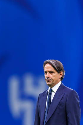 Al Hilal v Al Faisaly: Saudi Pro League RIYADH, SAUDI ARABIA - AUGUST 14: Simone Inzaghi team Manager of Al Hilal FC during the Saudi Pro League game between Al Hilal and Al Faisaly at Kingdom Arena on August 14, 2026 in Riyadh, Saudi Arabia. (Photo by Abdullah Ahmed IMAGO) Riyadh Kingdom Arena Saudi Arabia Copyright: xAbdullahxAhmedx