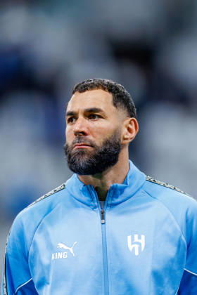Al Hilal v Al Faisaly: Saudi Pro League RIYADH, SAUDI ARABIA - AUGUST 14: Karim Benzema of team Al Hilal FC during the Saudi Pro League game between Al Hilal and Al Faisaly at Kingdom Arena on August 14, 2026 in Riyadh, Saudi Arabia. (Photo by Abdullah Ahmed IMAGO) Riyadh Kingdom Arena Saudi Arabia Copyright: xAbdullahxAhmedx