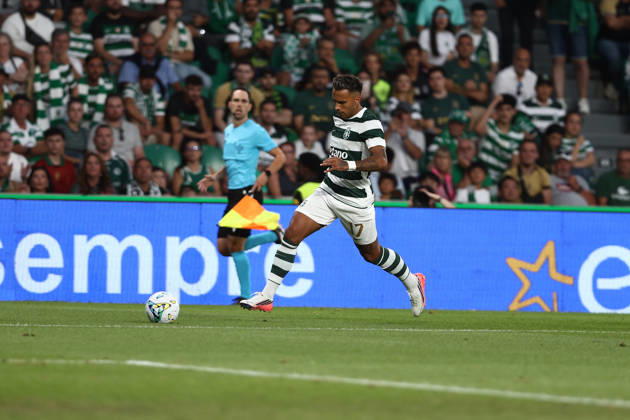 August 14, 2026, Lisboa, Lisboa, Portugal: RODRIGO ZALAZAR of Sporting CP seen in action during the Liga Portugal Betclic 26 27 match between Sporting CP and Vitoria de Guimaraes at Estadio Jose Alvalade on August 14 2026, in Lisboa, Portugal. Lisboa Portugal - ZUMAa269 20260814_zsp_a269_009 Copyright: xSandroxAlemaox