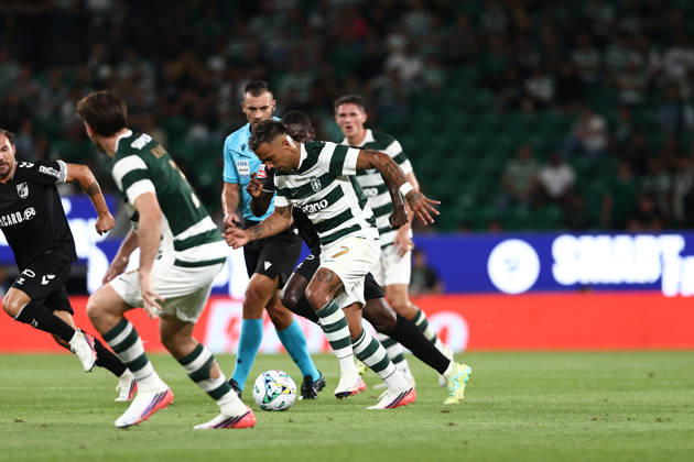 August 14, 2026, Lisboa, Lisboa, Portugal: RODRIGO ZALAZAR of Sporting CP seen in action during the Liga Portugal Betclic 26 27 match between Sporting CP and Vitoria de Guimaraes at Estadio Jose Alvalade on August 14 2026, in Lisboa, Portugal. Lisboa Portugal - ZUMAa269 20260814_zsp_a269_038 Copyright: xSandroxAlemaox