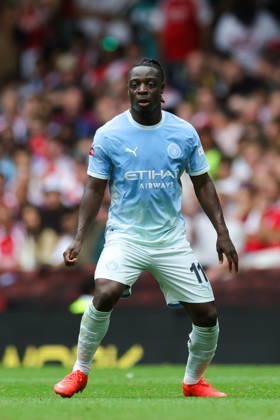 Arsenal v Manchester City, FA Community Shield Jerà my Doku (11) of Manchester City during the FA Community Shield match between Arsenal and Manchester City at Millenium Stadium, Cardiff, UK on 16 August 2026. Editorial use only DataCo restrictions apply See www.football-dataco.com , Copyright: xNigelxKeenex PSI-24687-0024