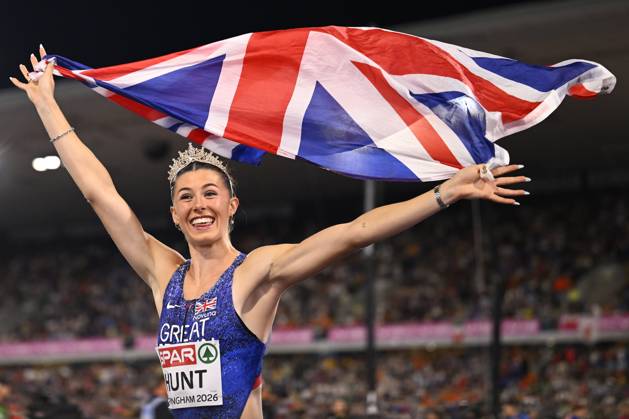 Athletics, European Championships in Birmingham, 4x100m mixed relay, European champions: Great Britain