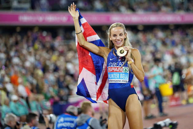 Athletics, European Championships in Birmingham, 1500m, women, European champion Georgia Hunter Bell