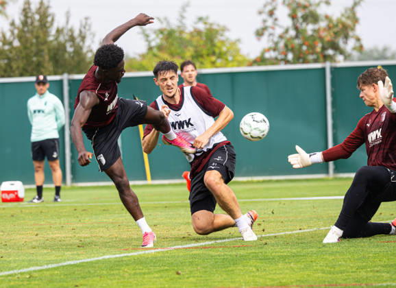 Fußball, 1. BL, FC Augsburg, Training