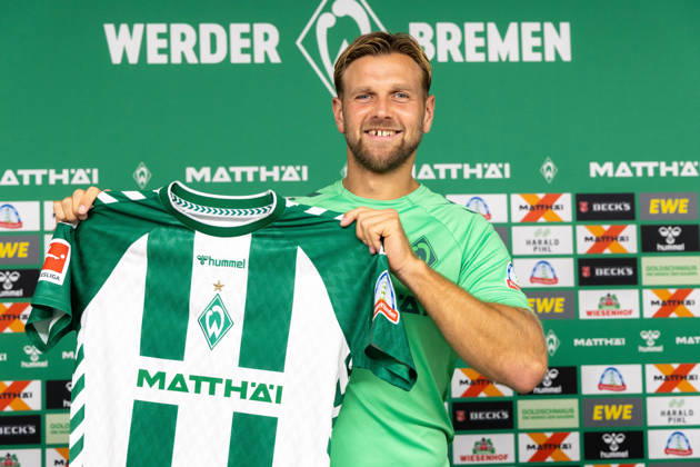 Football, Bundesliga 1, SV Werder Bremen, presentation of new signing Niclas Füllkrug